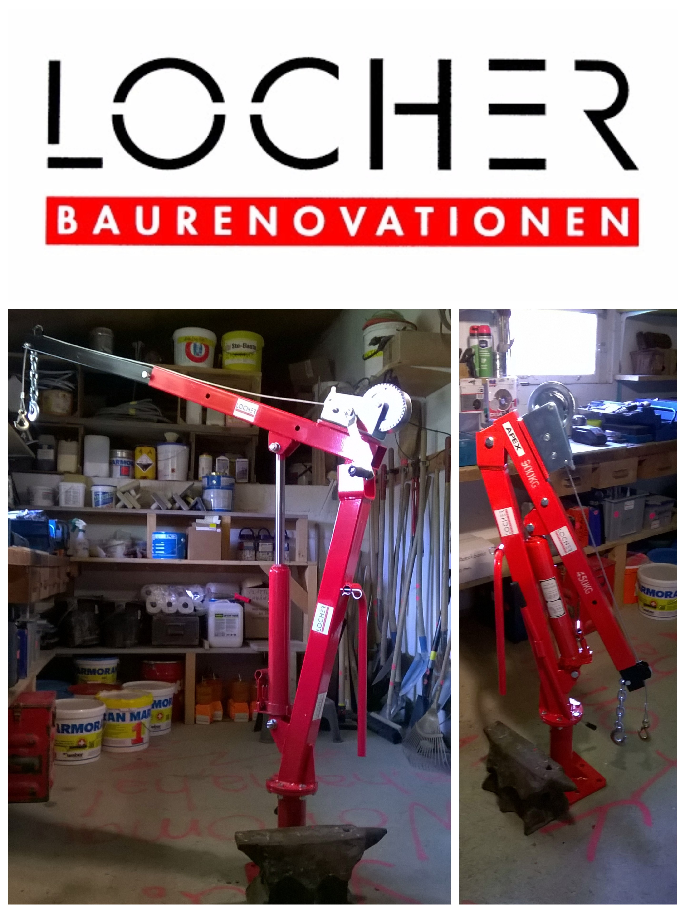 Kran Arbeiten (Ladekran)