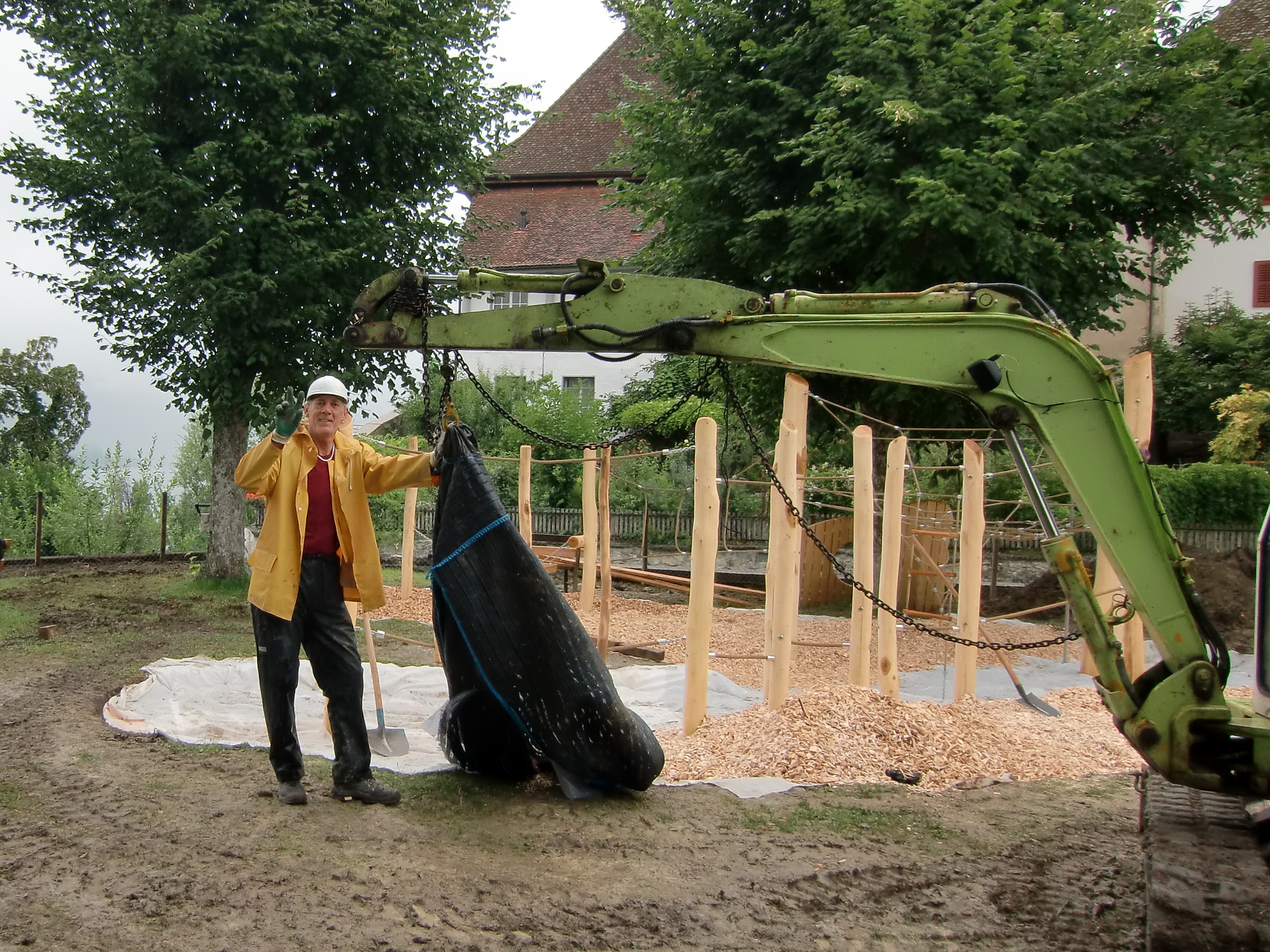 Spielplatz-Bau