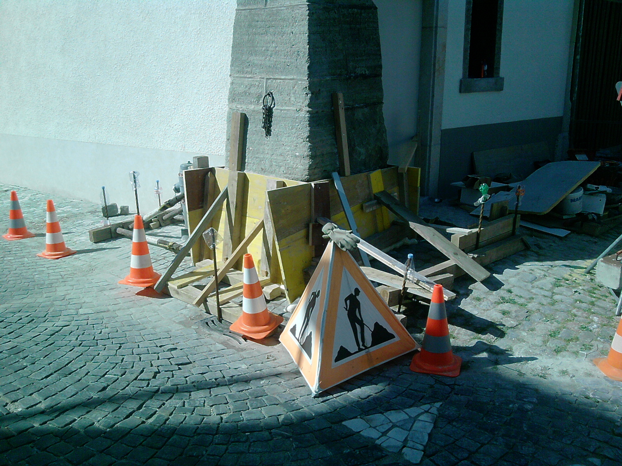 Eckpfeiler Schalung